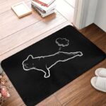 frenchie space shop french bulldog yoga doormat