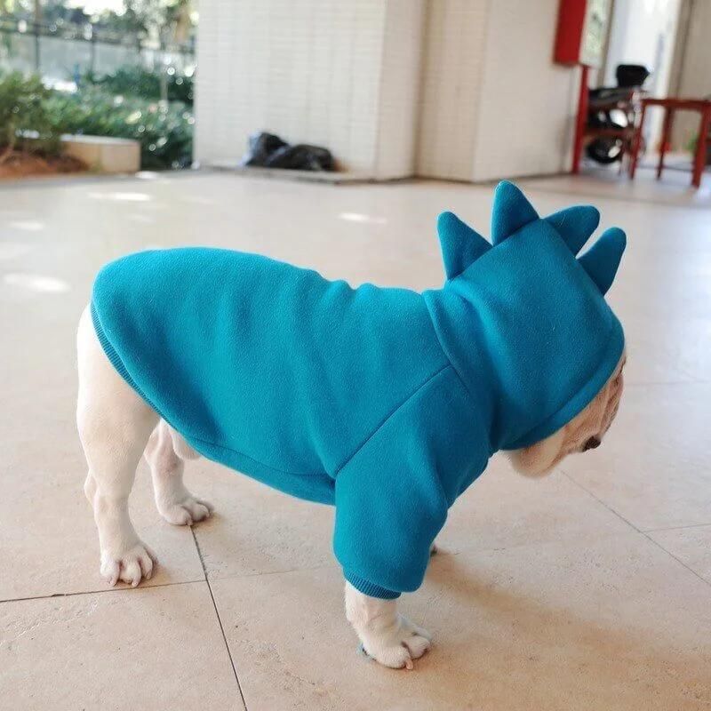 frenchie space shop dino spike frenchie hoodie