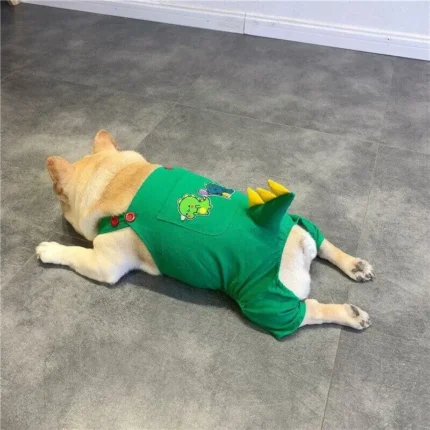 frenchie space shop greendino french bulldog costume