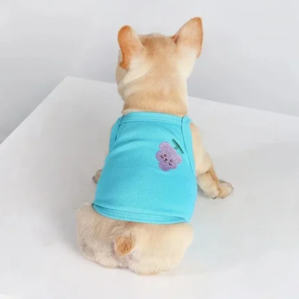 frenchie space shop ribbed french bulldog tank top