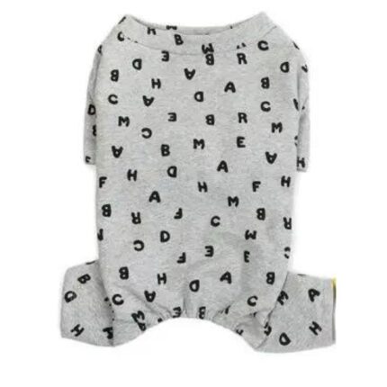 frenchie space shop abc french bulldog pajamas