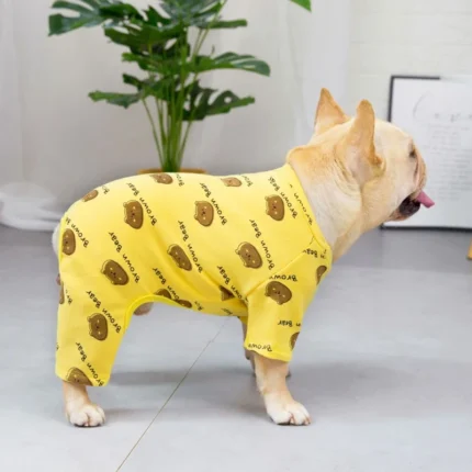 frenchie space shop brawny bear frenchie pajamas