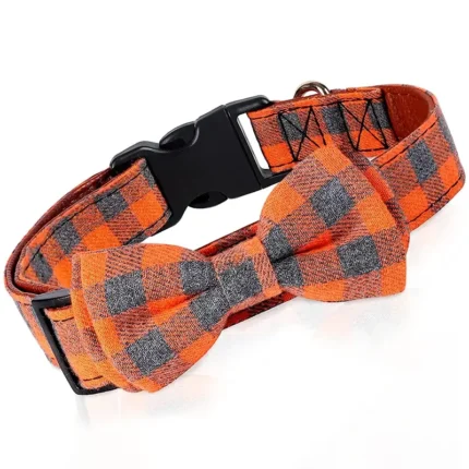 frenchie space shop plaid french bulldog collar
