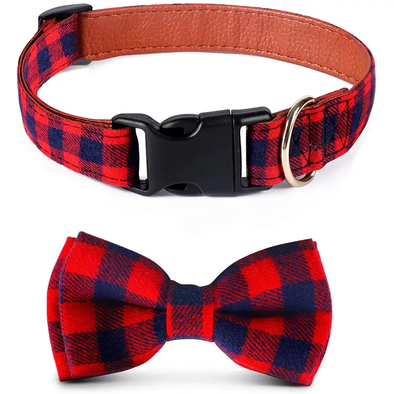 frenchie space shop plaid french bulldog collar