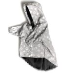 frenchie space shop reflective french bulldog raincoat