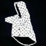 frenchie space shop reflective french bulldog raincoat