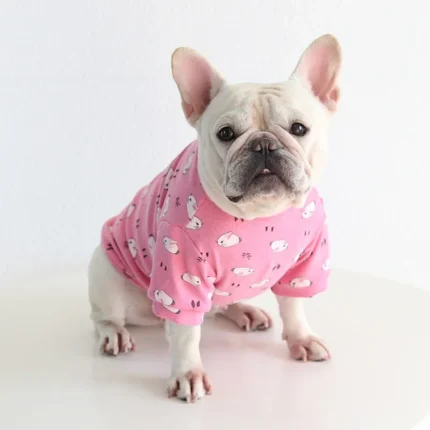 frenchie space shop spring french bulldog tshirt
