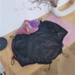 frenchie space shop tye-die windbreaker frenchie raincoat
