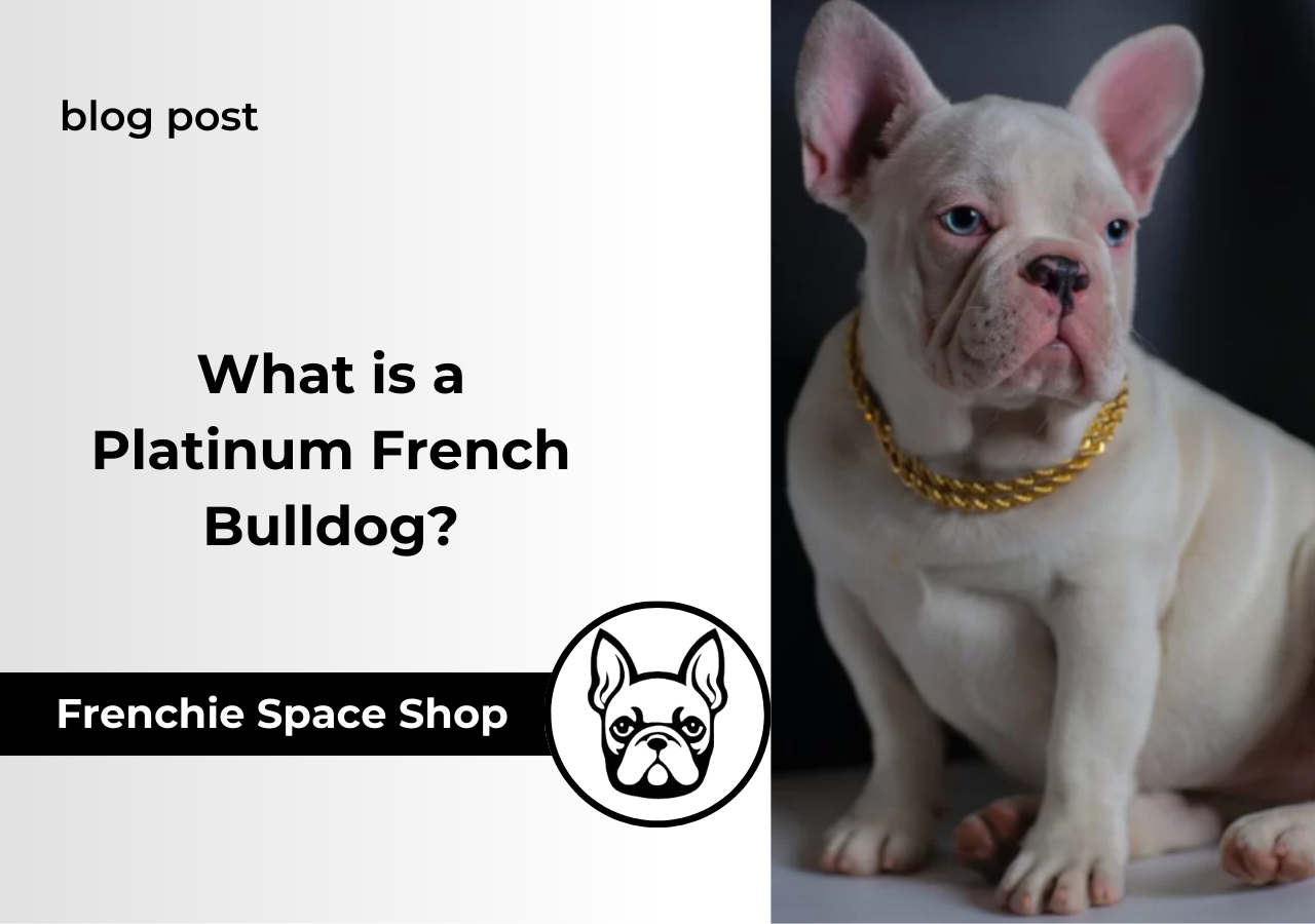 frenchie space platinum dog