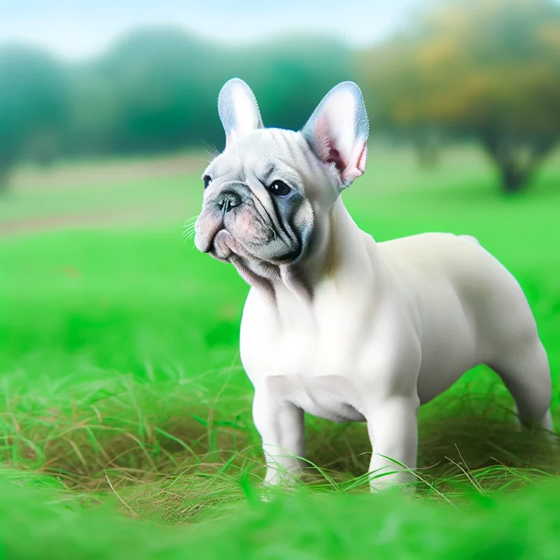 platinum french bulldog