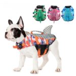 frenchie space reflective french bulldog life vest