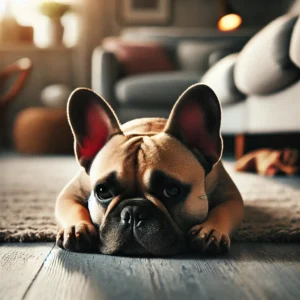 french bulldog feels bored