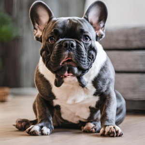 frenchie space french bulldog drooling