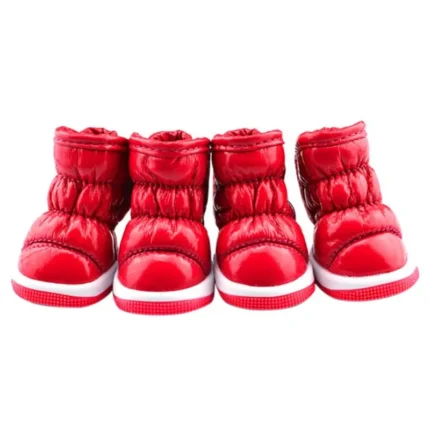 snow french bulldog boots