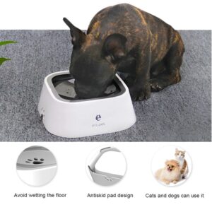 floating frenchie water bowl