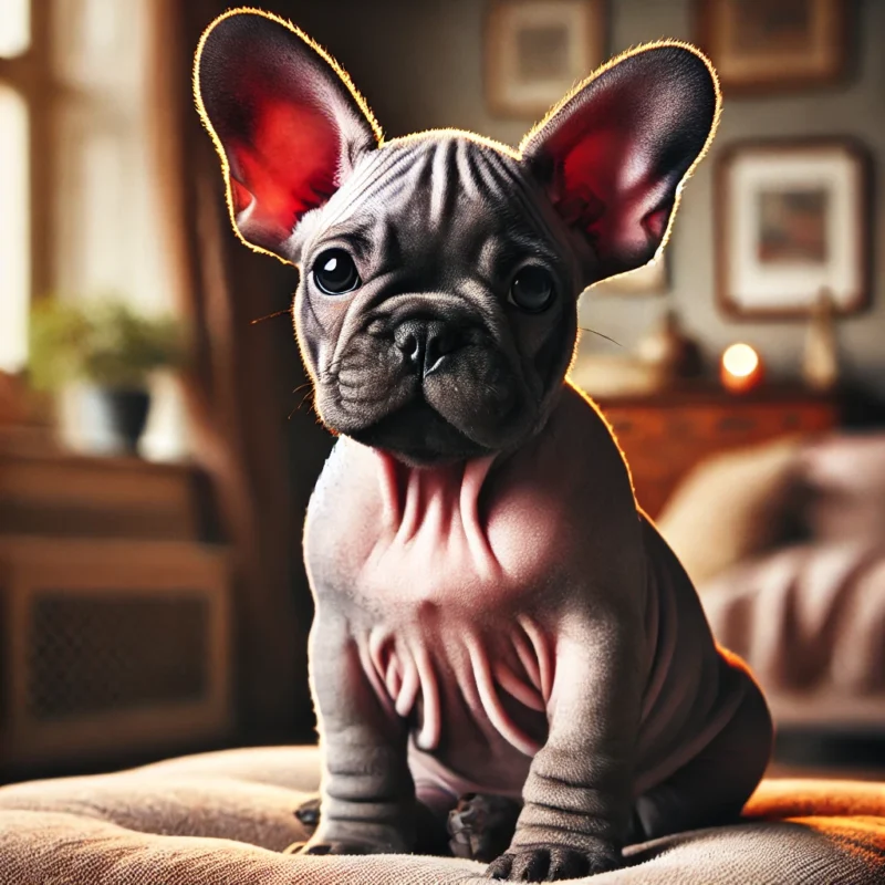 hairless french bulldog frenchie space