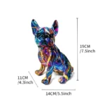 french bulldog graffiti statue