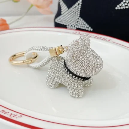 french bulldog key ring