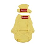 pupreme french bulldog hoodie hat
