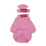 pupreme french bulldog hoodie hat