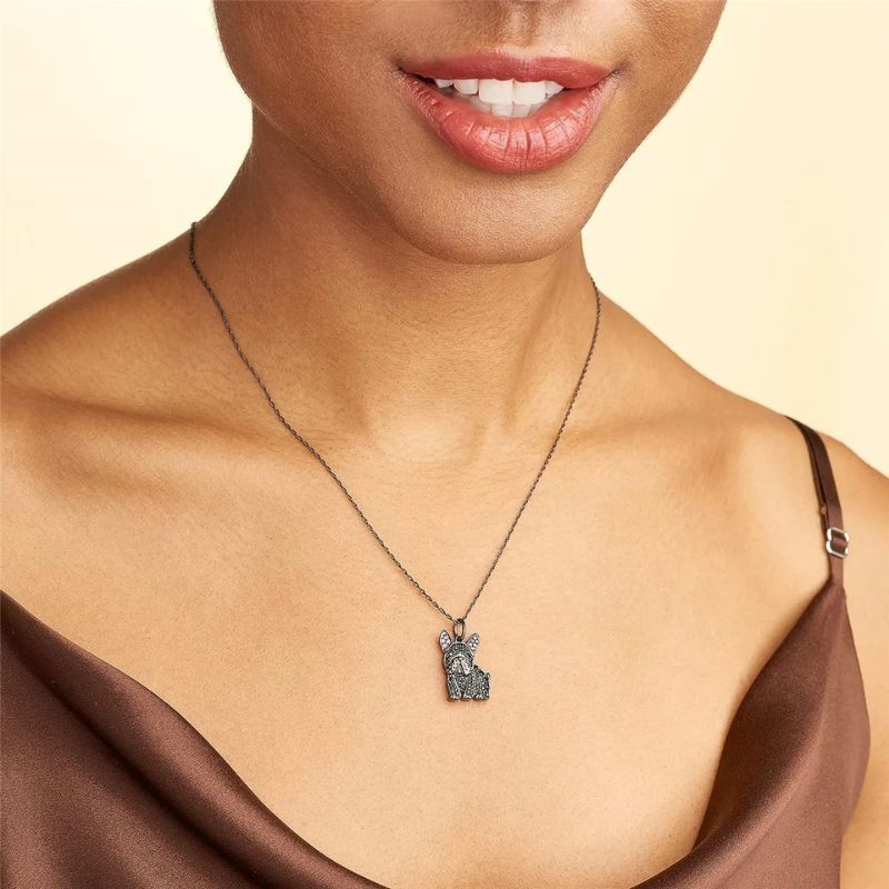 frenchie-space-shop-shiny-french-bulldog-necklace-3 shiny french bulldog necklace