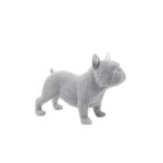 shiny french bulldog statue