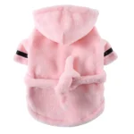 french bulldog bathrobe