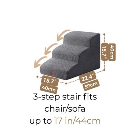 french bulldog stairs