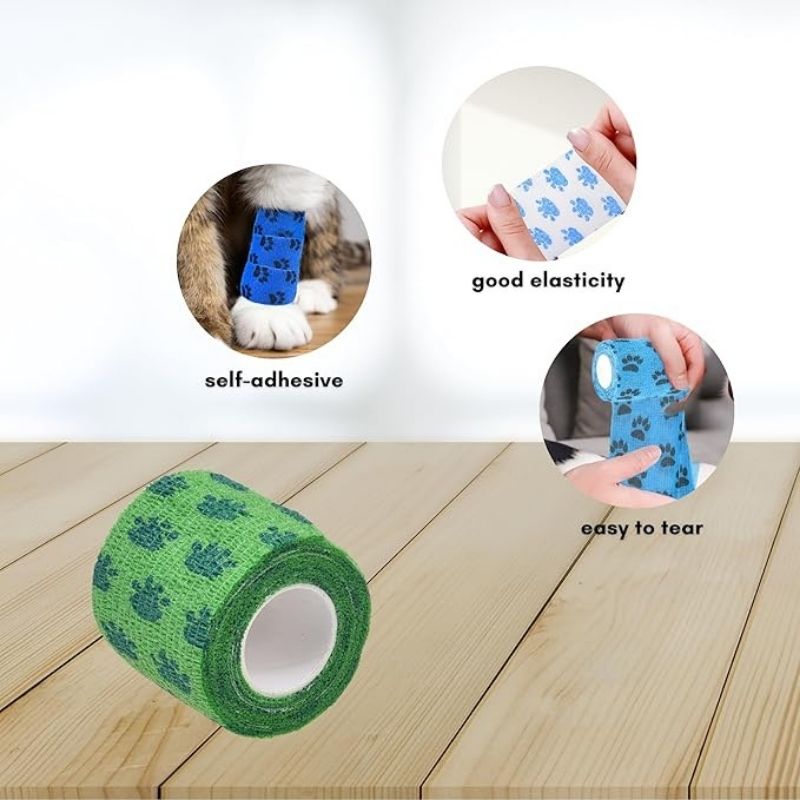 frenchie dog paw bandage