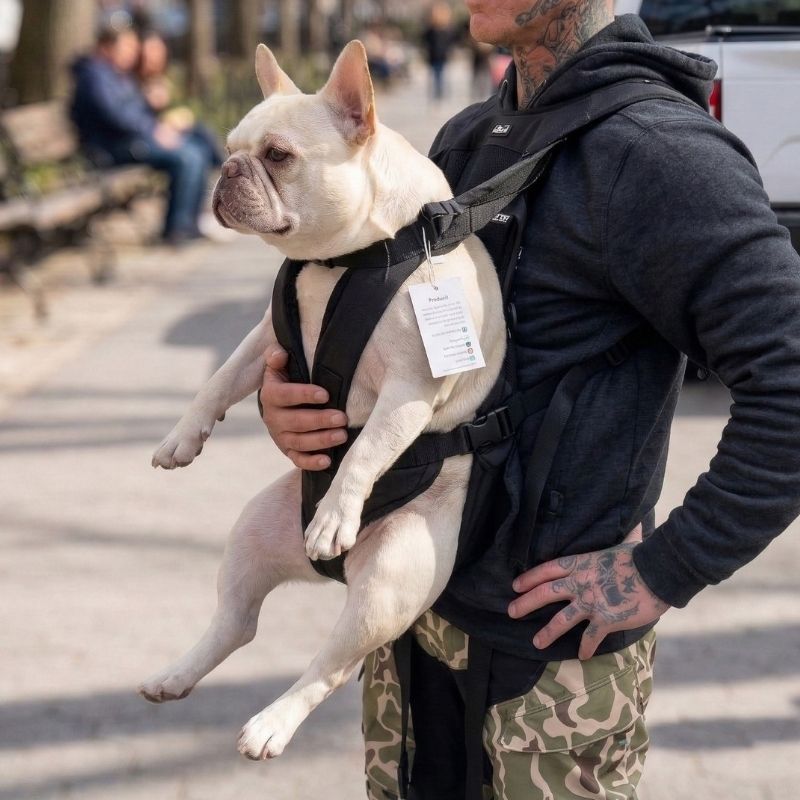 hiking french bulldog carrier