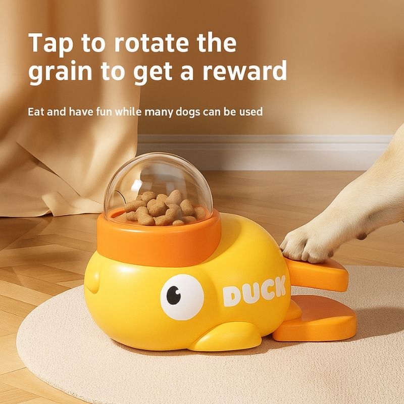 interactive duck frenchie toy