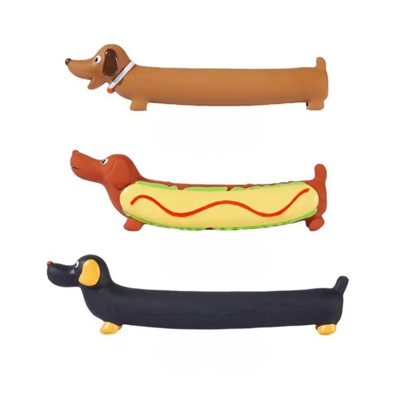 frenchie sausage dog toy